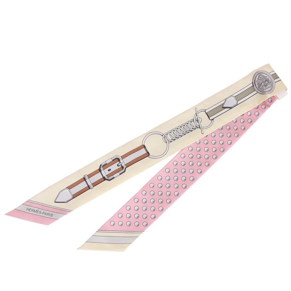 Hermes Grand Tralala Twilly Pink Rose - Picture 7 of 9